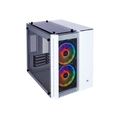 CORSAIR Crystal 280X White RGB Midi Tower ATX Gehäuse mit gehärtetem Glas