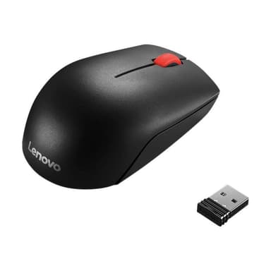 LENOVO Essential Compact - Maus - rechts- und linkshändig - 3 Tasten - kabellos - 2.4 GHz - kabellos