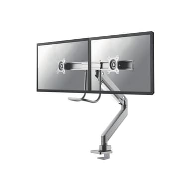 NEOMOUNTS Tischhalterung mit Tischhalterungsgriff für zwei Flachbildschirme bis 32″ (81 cm)