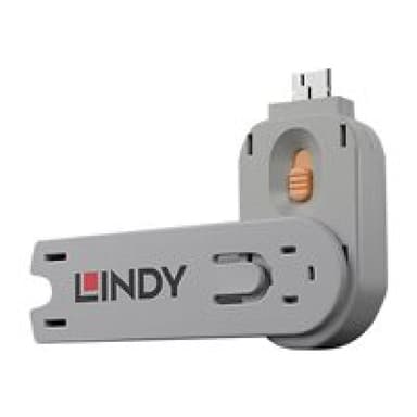 LINDY Schlüssel für USB Port Schloss orange