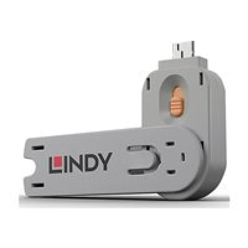 LINDY Schlüssel für USB Port Schloss orange