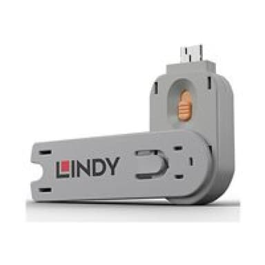 LINDY Schlüssel für USB Port Schloss orange