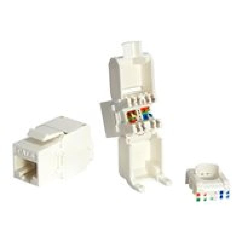 EQUIP Keystone Jack ungeschirmt Cat.6 Anschluss  8er Set