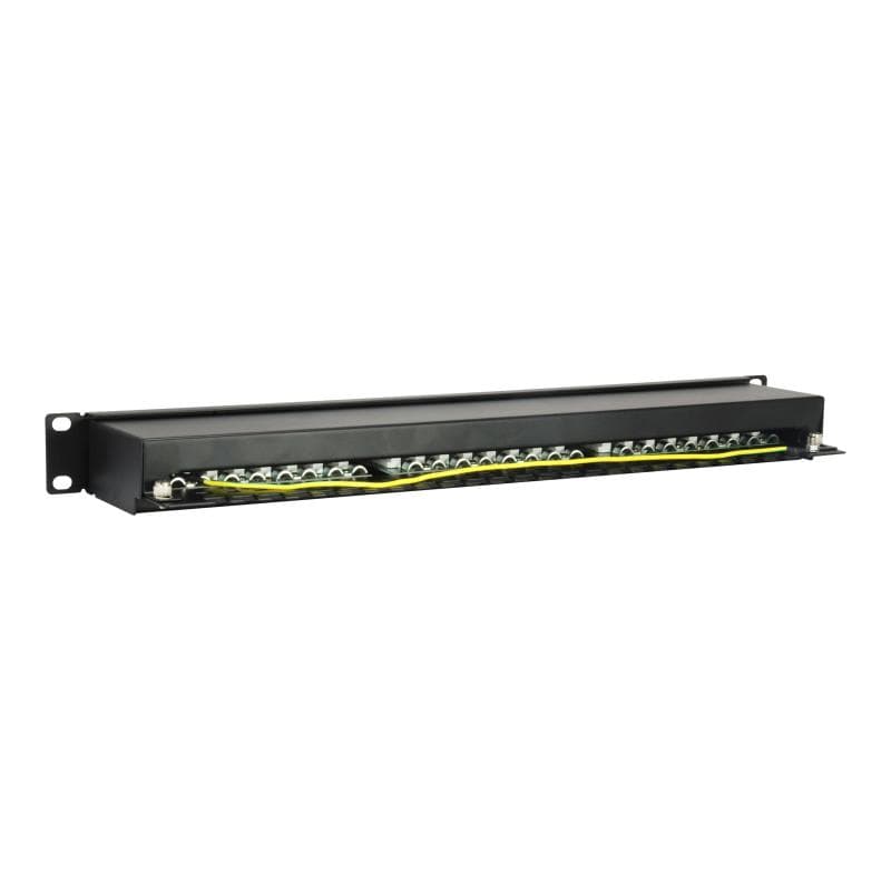 EQUIP Patchpanel 24x RJ45 Cat5e 19″ 1HE schwarz