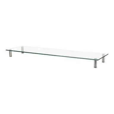 LOGILINK Monitorständer, extra breit, Stahl/Glas