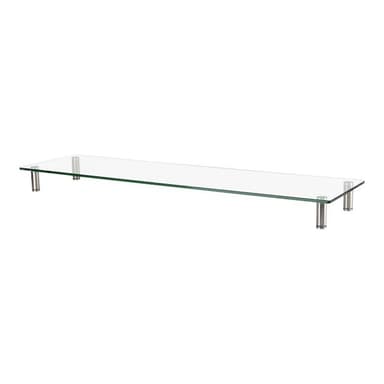 LOGILINK Monitorständer, extra breit, Stahl/Glas