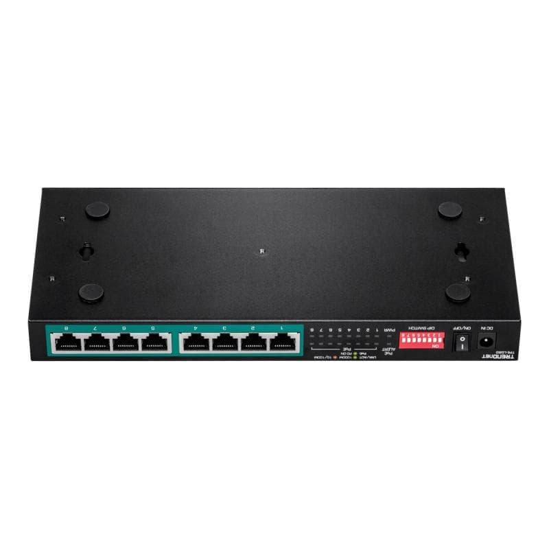 TRENDNET Switch 8-port Gbit PoE+ long range 200m 65W Metal