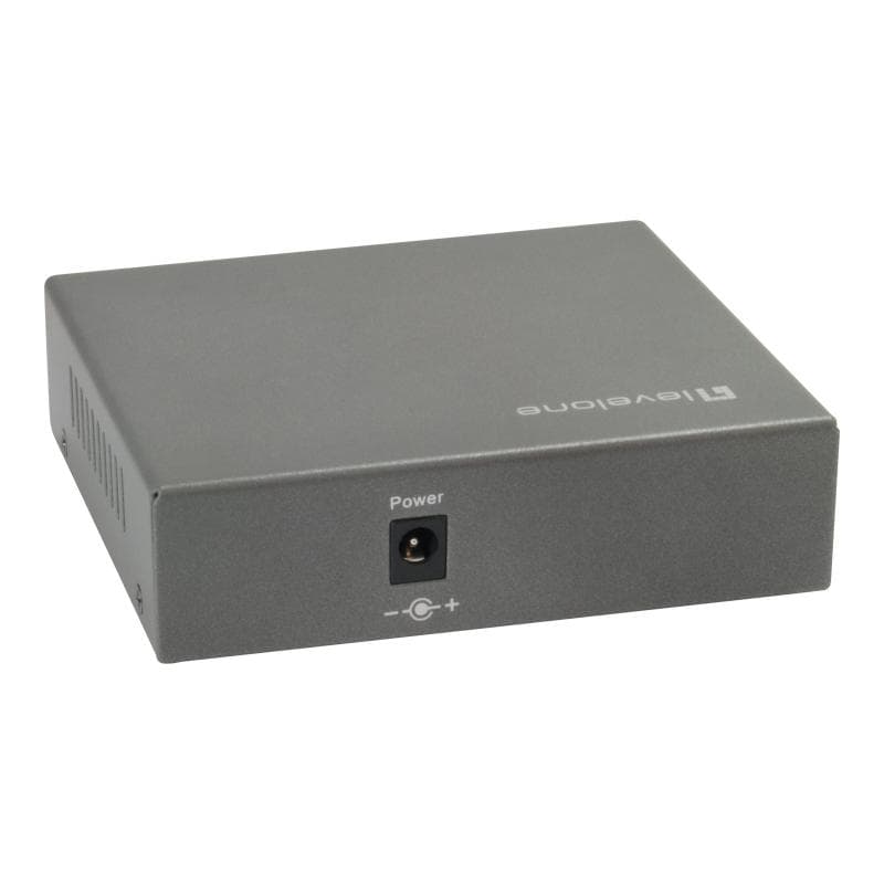 LEVEL ONE GEP-0523 5 Port Gigabit PoE Switch 802 3at af PoE 4 PoE Ausgaenge 60W