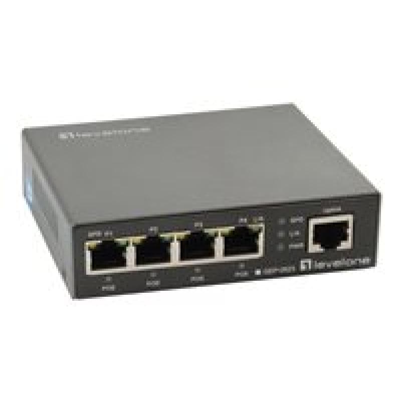 LEVEL ONE GEP-0523 5 Port Gigabit PoE Switch 802 3at af PoE 4 PoE Ausgaenge 60W