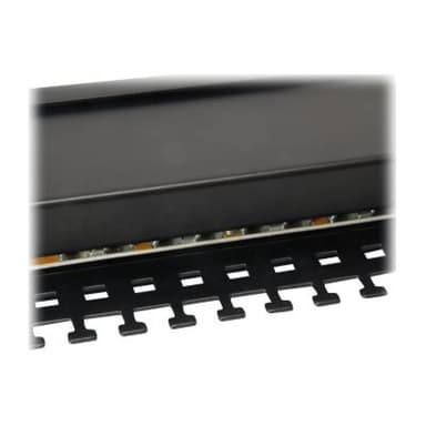 EQUIP Patchpanel 24x RJ45 Cat6  19″ 1HE schwarz