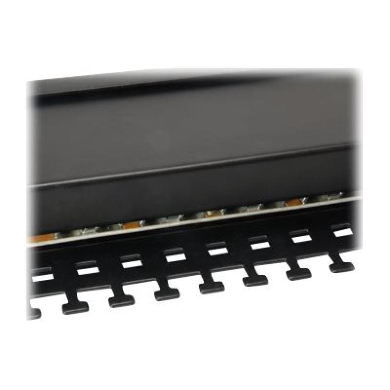 EQUIP Patchpanel 24x RJ45 Cat6  19″ 1HE schwarz