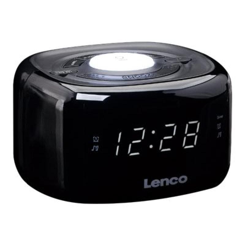 LENCO CR-12 UKW Radiowecker Schwarz