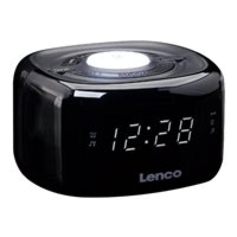 LENCO CR-12 UKW Radiowecker Schwarz