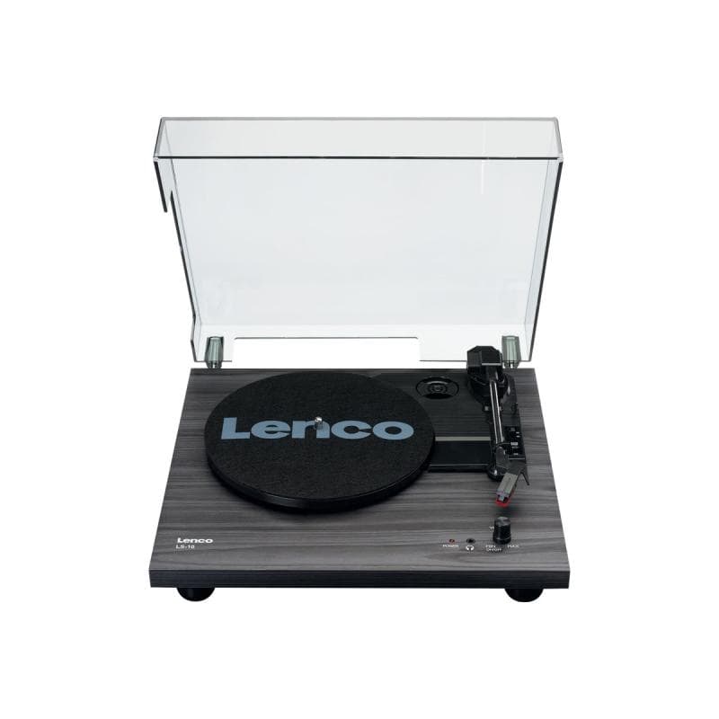 LENCO LS-10 Plattenspieler Riemenantrieb Schwarz