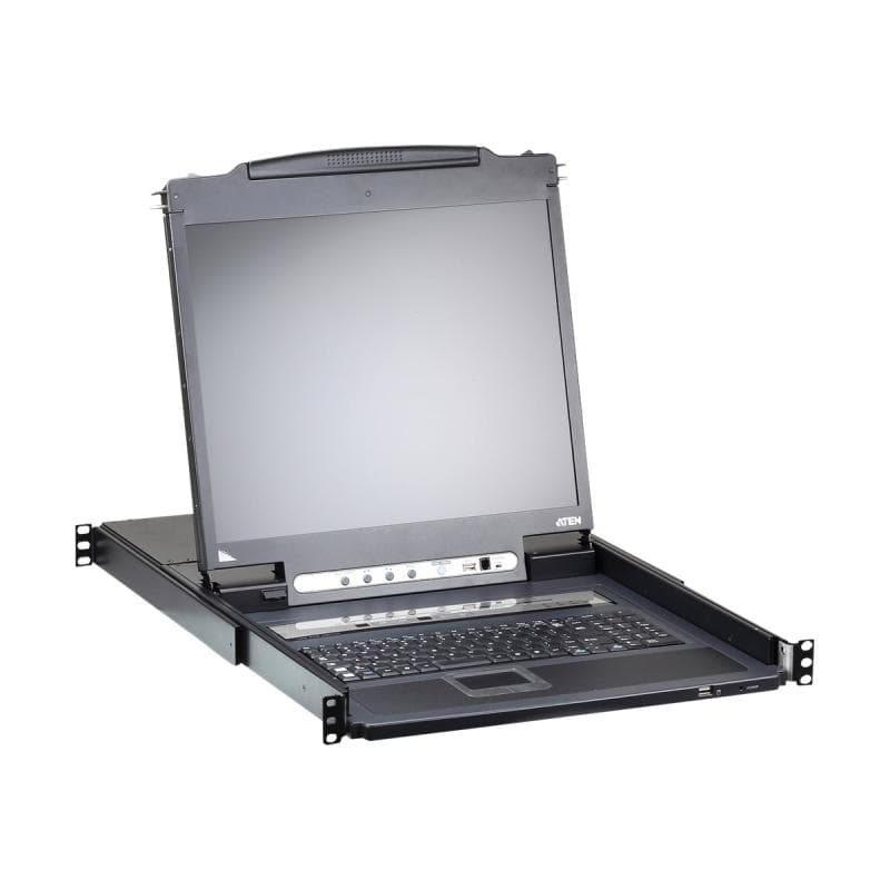 ATEN 8-Port 19″ LCD KVM Over IP Switch (USB - PS/2 VGA) Suisse