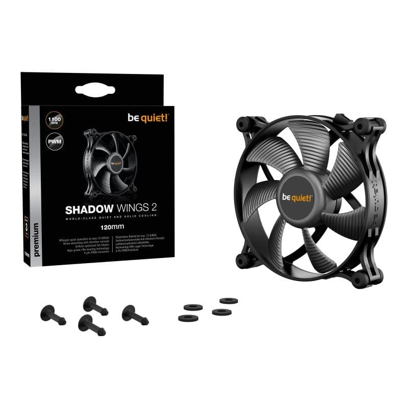 BE QUIET Lüfter be quiet! 120*120*25  Shadow Wings 2 PWM