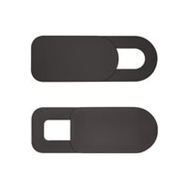 INLINE Webcam Slider Abdeckung, schwarz, 2er Pack