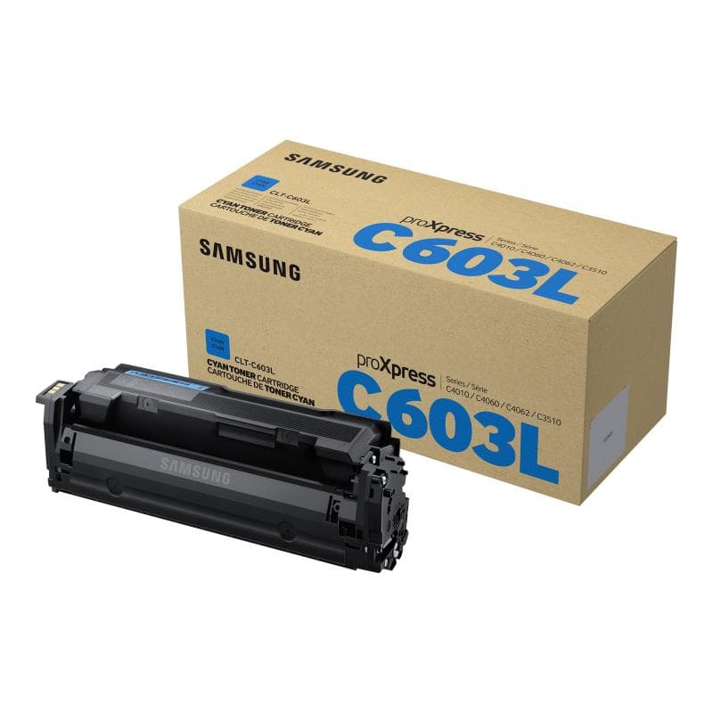 SAMSUNG Toner CLT-C603L SU080A Original Cyan 10000 Seiten