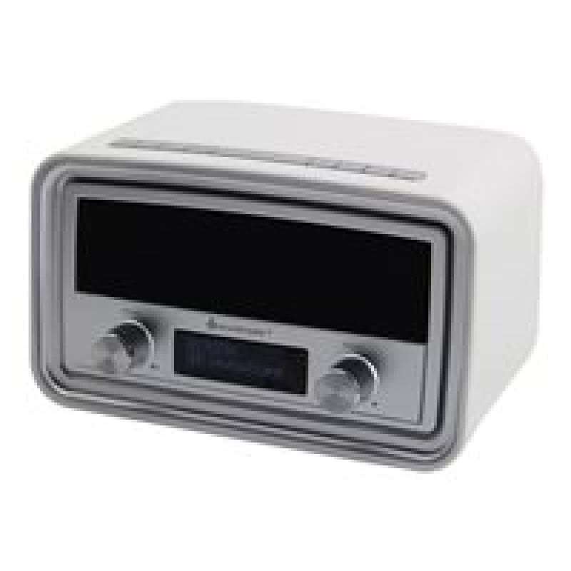 SOUNDMASTER UR190WE ws/si Nostalgie Uhrenradio,DAB+/UKW-RDS,USB-Ladebuchse