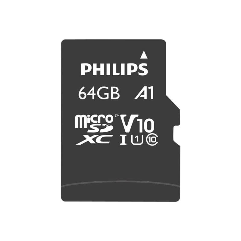 PHILIPS SD Micro SDHC Card  64GB Card Class 10 incl. Adapter