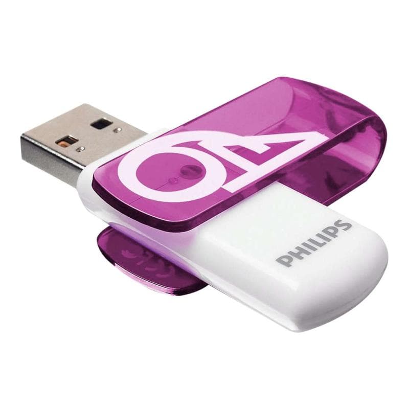 PHILIPS USB-Stick 64GB 2.0 USB Drive Vivid purple