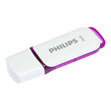 PHILIPS USB-Stick 64GB 2.0 USB Snow Edition purple