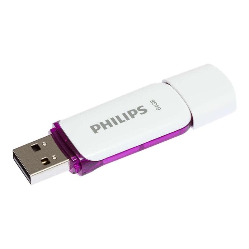 PHILIPS USB-Stick 64GB 2.0 USB Snow Edition purple
