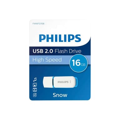 PHILIPS USB-Stick 16GB 2.0 USB Snow Edition blue