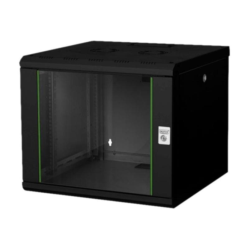 DIGITUS 9HE Wandgehäuse Unique 509x600x600mm Farbe Schwarz RAL 9005