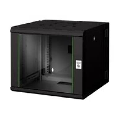 DIGITUS 9HE Wandgehäuse Unique 509x600x600mm zweiteilig schwenkbar schwarz RAL 9005 Farbe Schwarz RA