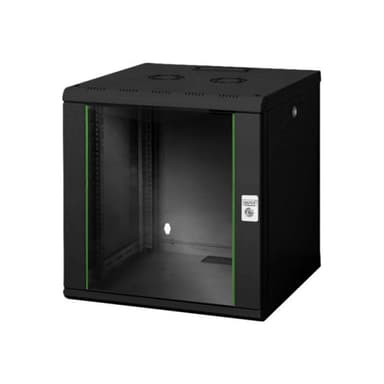 DIGITUS 12HE Wandgehäuse Unique 643x600x600mm Farbe Schwarz RAL 9005