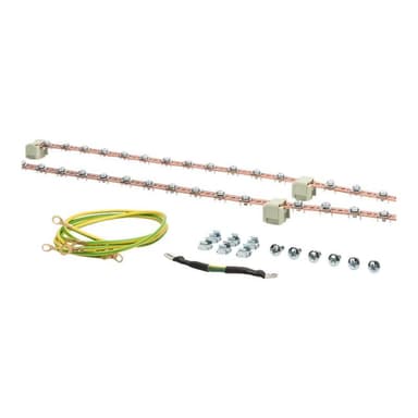 DIGITUS Potential-Ausgleichschiene Set 2 Stk. 820mm 2x 24 Verbindungspunkte inkl. Erdungskabeln
