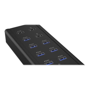 RAIDSONIC Hub 7-Port IcyBox USB 3.0 IB-HUB1703-QC3 inkl. 3 Ladeports