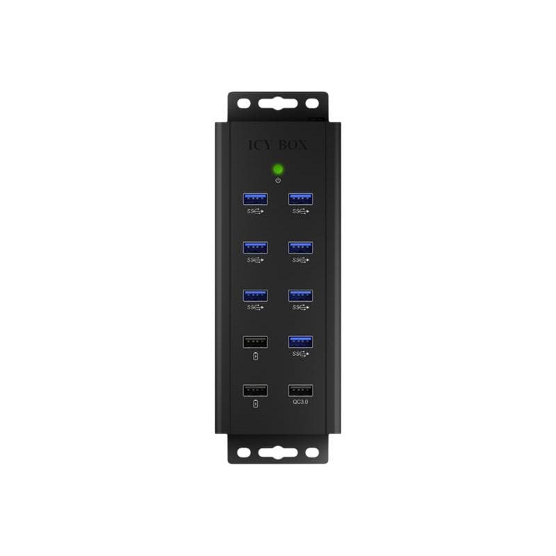 RAIDSONIC Hub 7-Port IcyBox USB 3.0 IB-HUB1703-QC3 inkl. 3 Ladeports