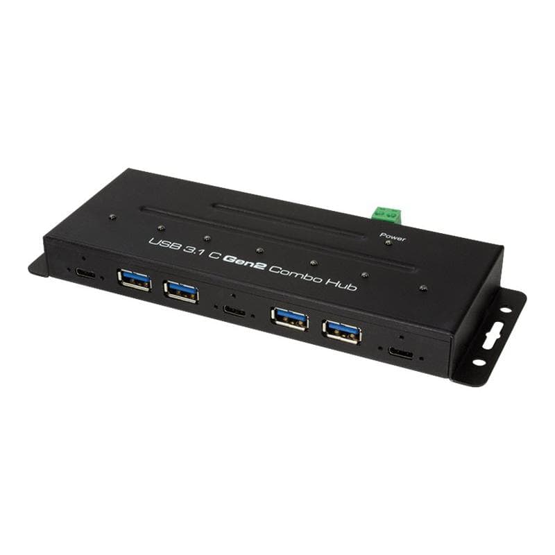 LOGILINK USB 3.1 HUB 7-port Combo Gen 2, Metall