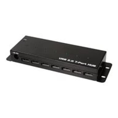 LOGILINK USB 2.0 HUB 7-port, Metall Industrieausführung