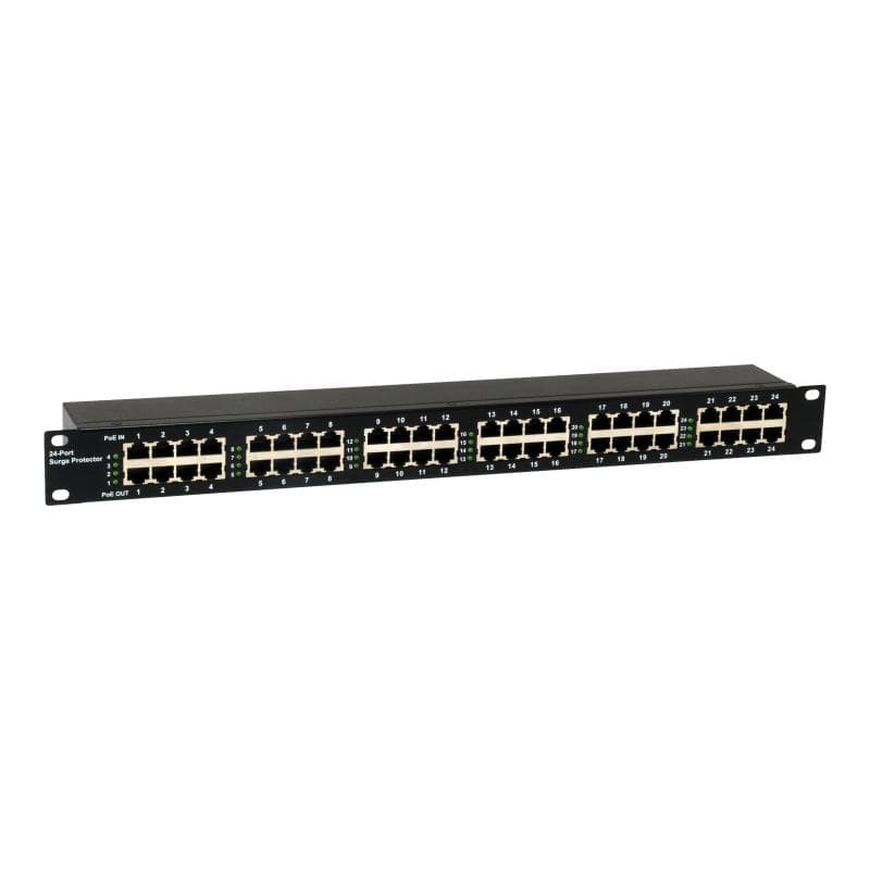 LEVEL ONE Switch 24 Port ESP-2400 PoE 6kV 30W 19″Sp. Schutz