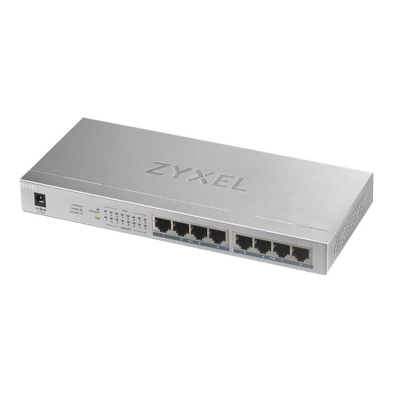 ZYXEL Switch 8x GS1008 PoE+