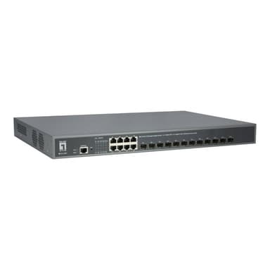 LEVEL ONE Switch  8x GE GTL-2091 12xGSFP 19″