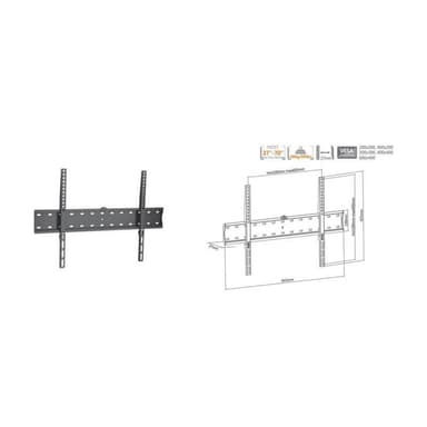 EQUIP Wandhalterung 32″-55″ Flat Screen schwarz