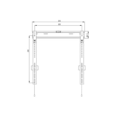 EQUIP Wandhalterung 19″-55″ Flat Screen Push-In Pop-Out