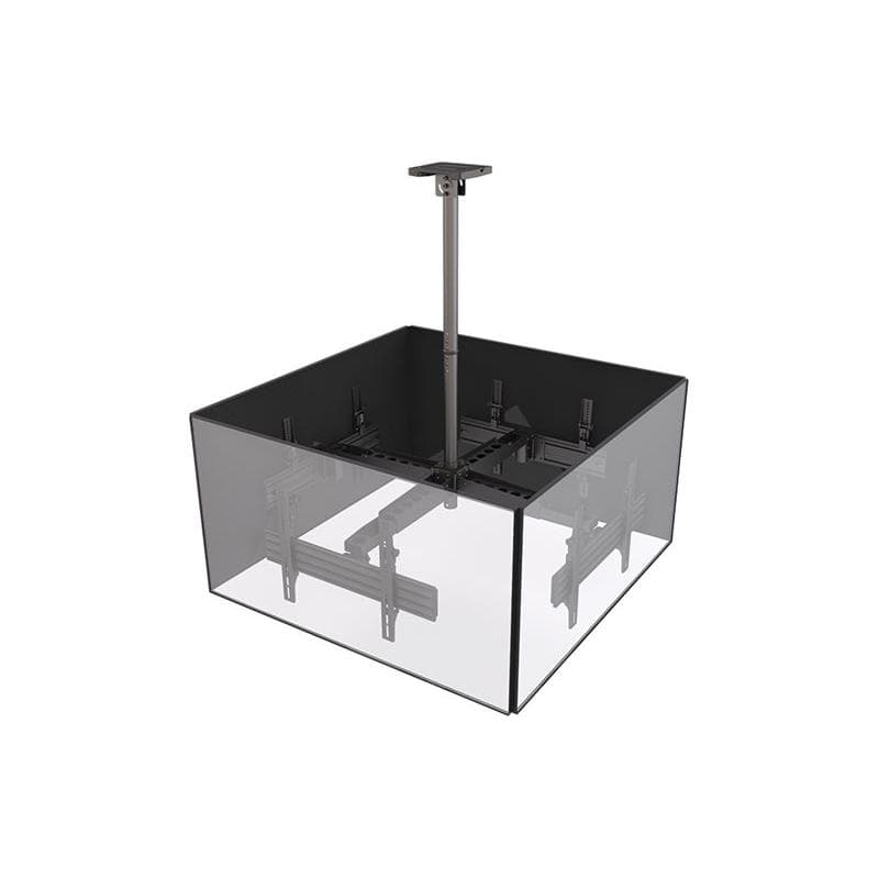 EQUIP Deckenhalterung 32″-65″ Flat Screen schwarz Quad