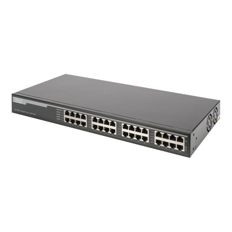 DIGITUS 16 Port Gigabit PoE+ Injektor