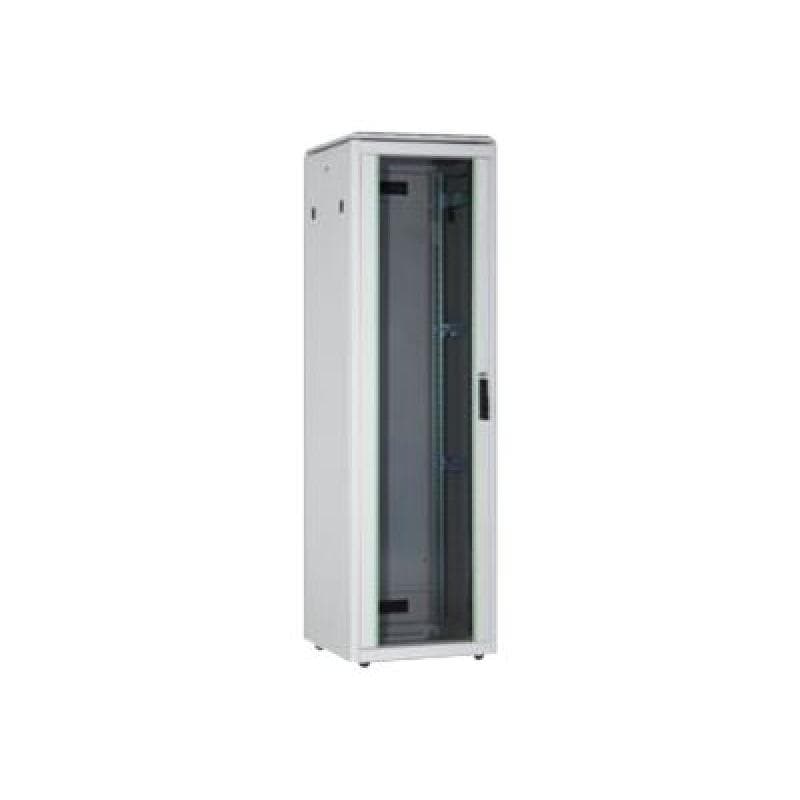 DIGITUS 32U Unique Netzwerkschrank 600x600mm Glastür Grau