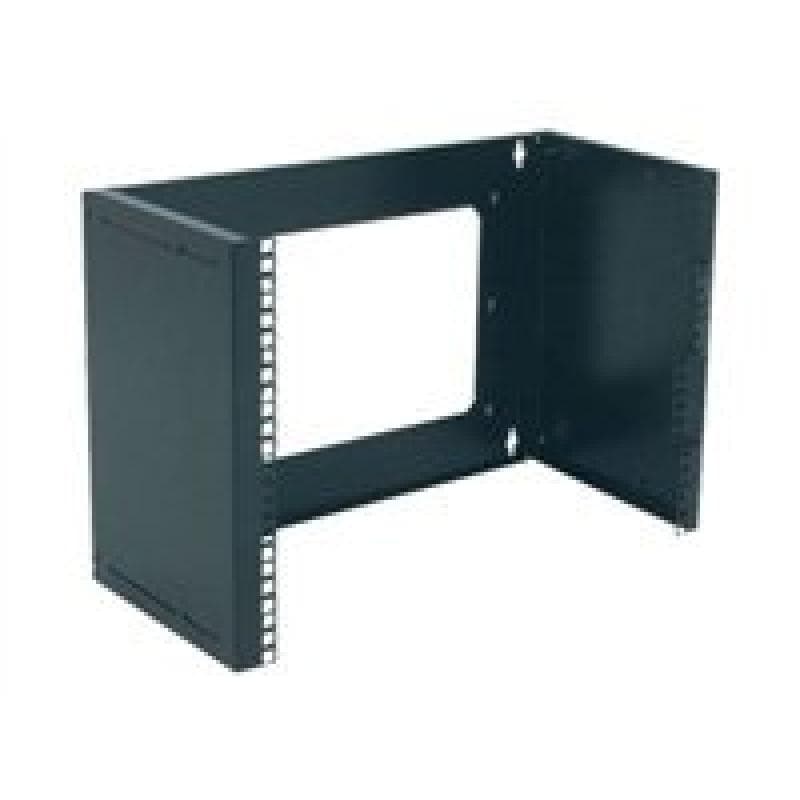 DIGITUS 4HE Wandmontage Patch-Halter 183x528x225 Schwarz