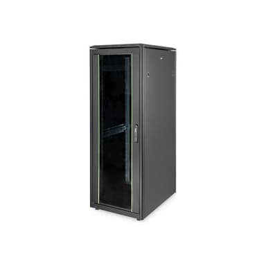 DIGITUS 32U Unique Netzwerkschrank 600x800mm Glastür Schwarz