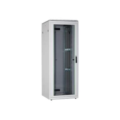 DIGITUS 22HE Unique Netzwerkschrank 800x800 mm Glastür Grau