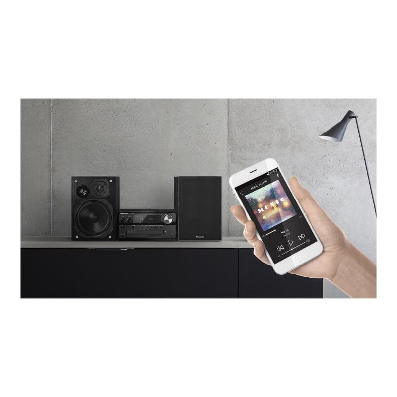 PANASONIC SC-PMX94EG-K CD-Mikrosystem mit DAB+ und optischem Eingang schwarz