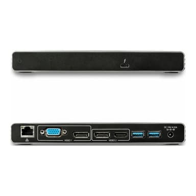 STARTECH.COM Thunderbolt 3 Dockingstation - Mac & Windows - Dual 4K 60Hz - 85W Power Delivery