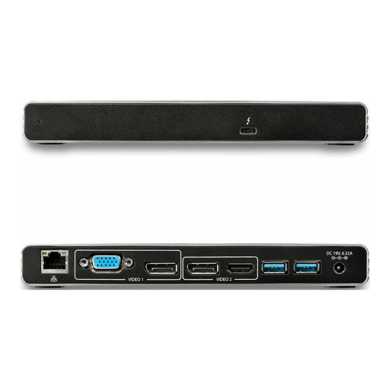 STARTECH.COM Thunderbolt 3 Dockingstation - Mac & Windows - Dual 4K 60Hz - 85W Power Delivery